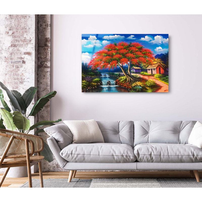 The Village - Acrylic Print Wall Art outlet Decor